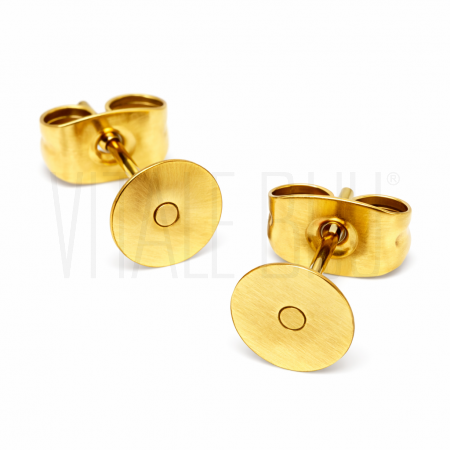 Base brinco 6mm + Travão - Aço...